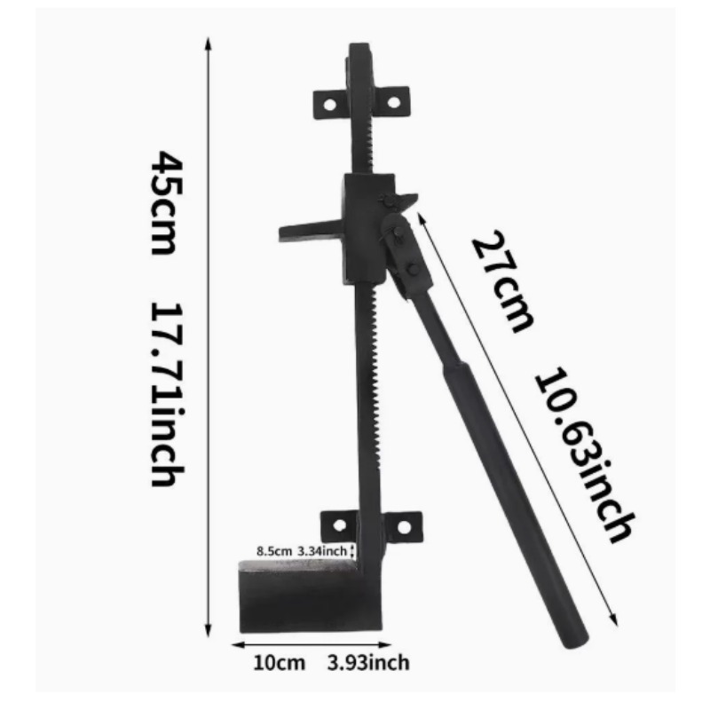 Outdoor Camping Fireplace - New Wall Mounted Manual Kindling Splitter,