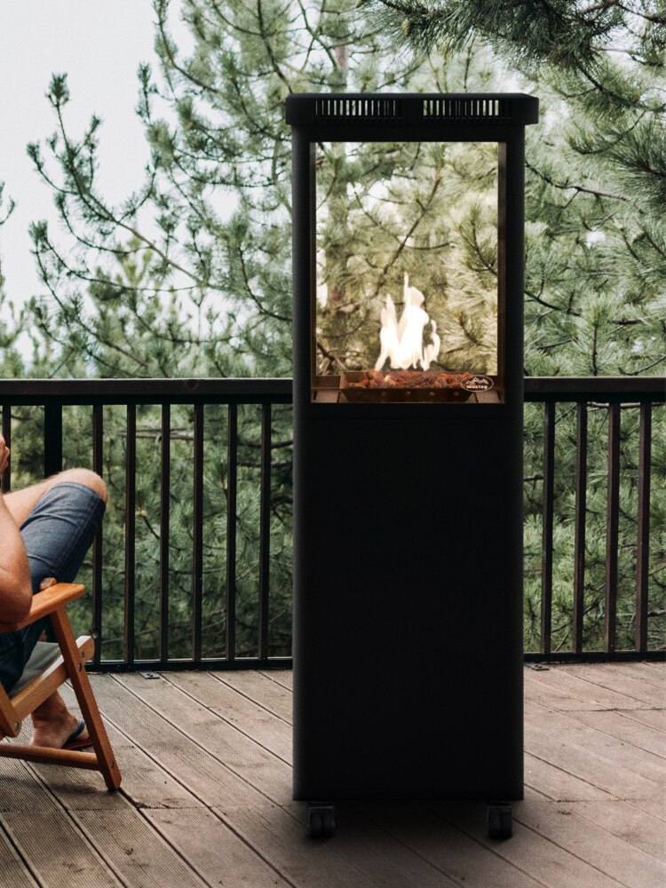 Outdoor Camping Fireplace - Outdoor Gas Heating Fireplace Hotel Courtyard