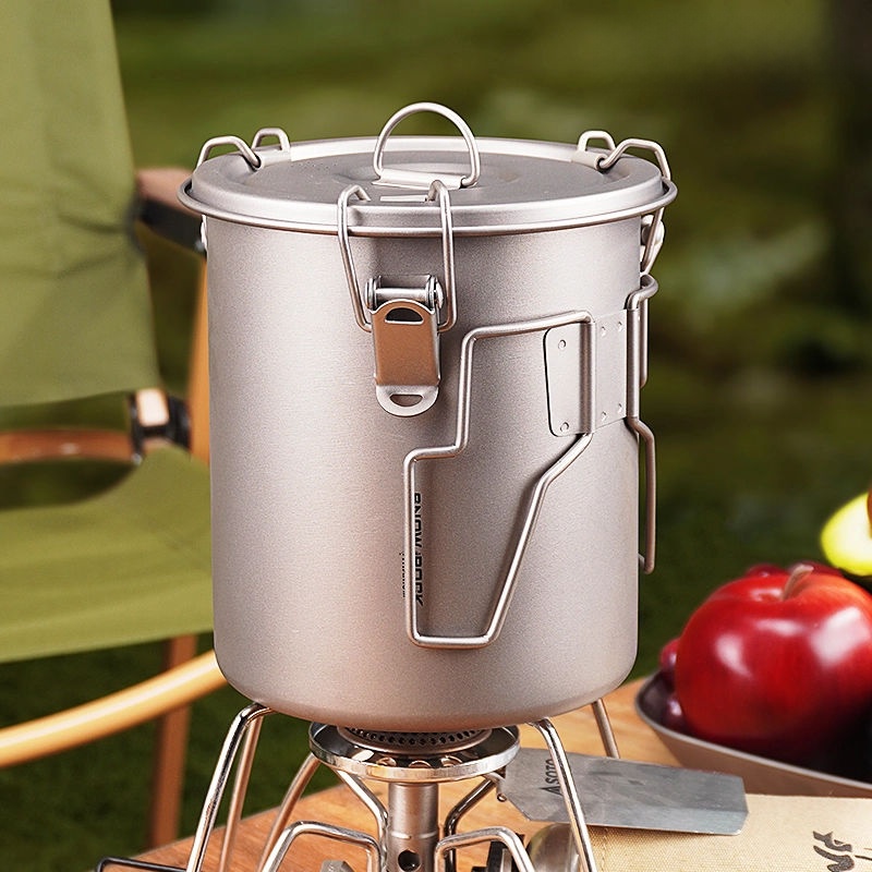 Outdoor Camping Gear Brands - Large Portable Outdoor Pure Titanium Rice