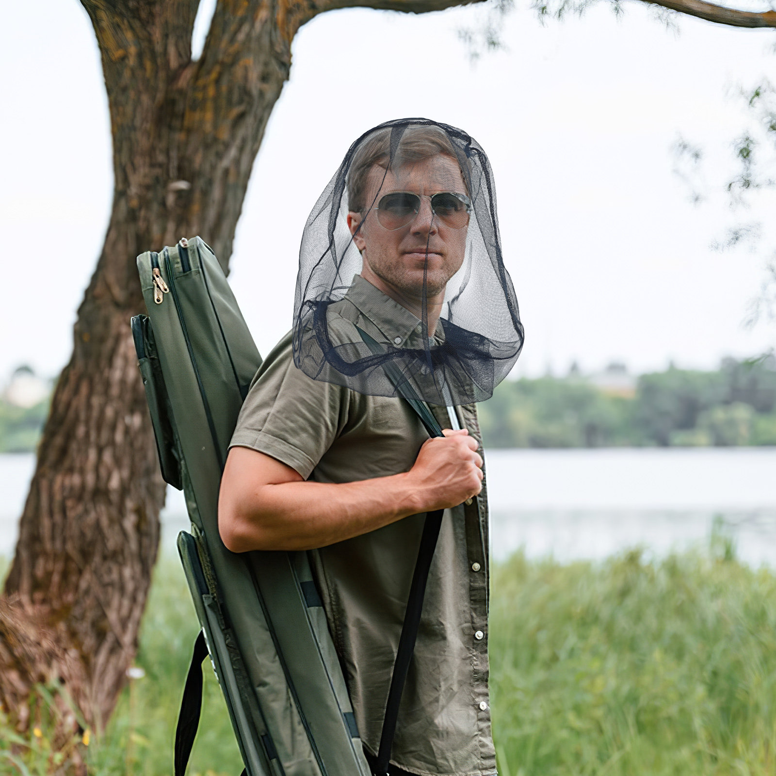 Outdoor Camping Mosquito Net - 2Pcs Anti Mosquito Head Net Protective