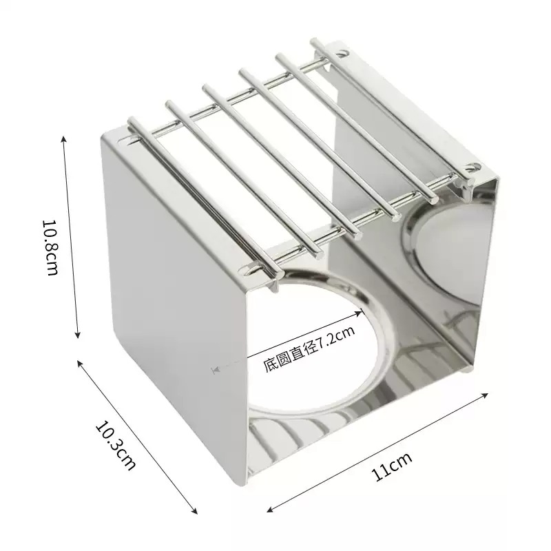 Outdoor Camping Cooking Equipment - Stainless Steel Square Coffee Stove Stand