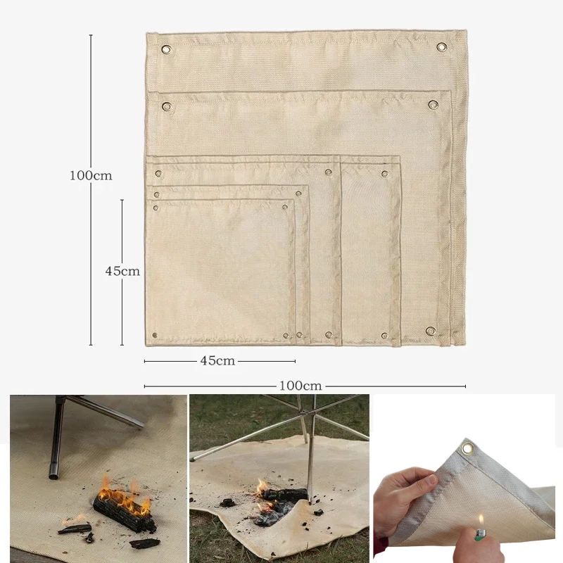 Camping Fireproof Mat Heat Res - Outdoor Camping Mat recension och pris