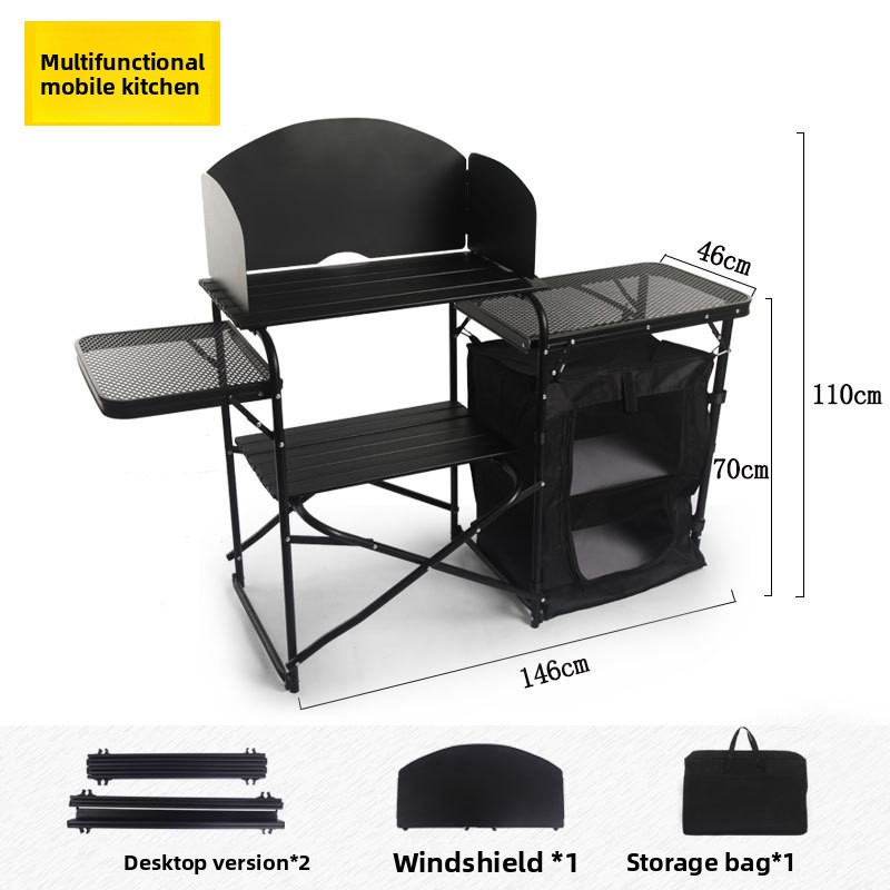 Multifunctional Outdoor Mobile - Outdoor Camping Kitchen Table recension och pris