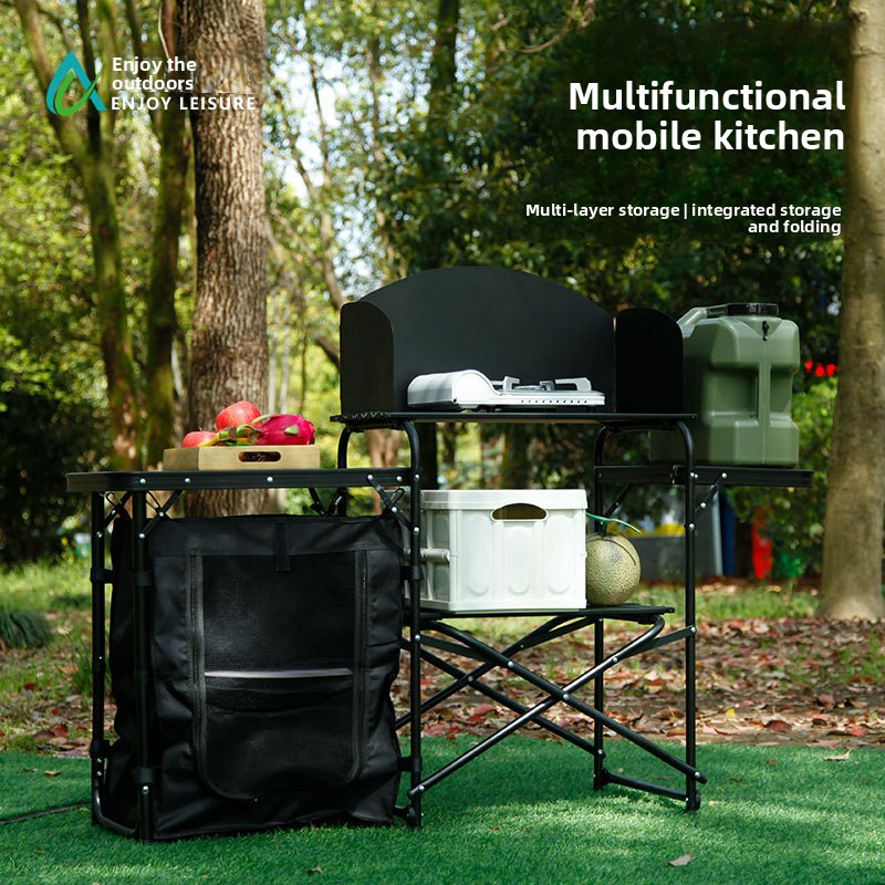 Multifunctional Outdoor Mobile - Outdoor Camping Kitchen Table recension och pris