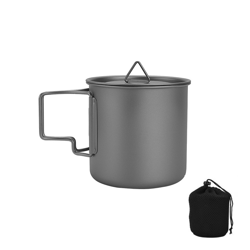 Titanium Camping Mug with Fold - Outdoor Camping Kitchen Table recension och pris