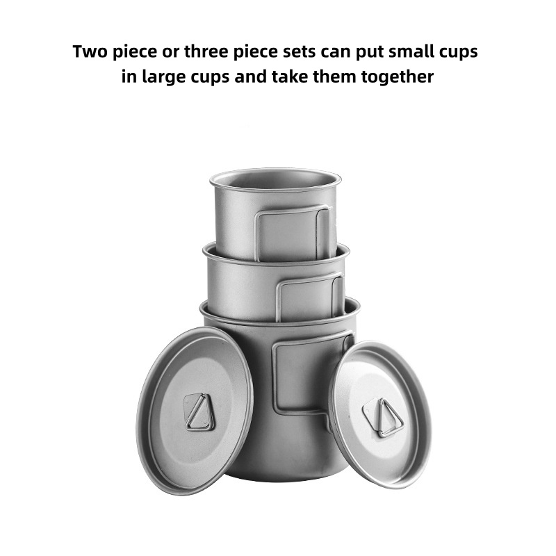 Titanium Camping Mug with Fold - Outdoor Camping Kitchen Table recension och pris