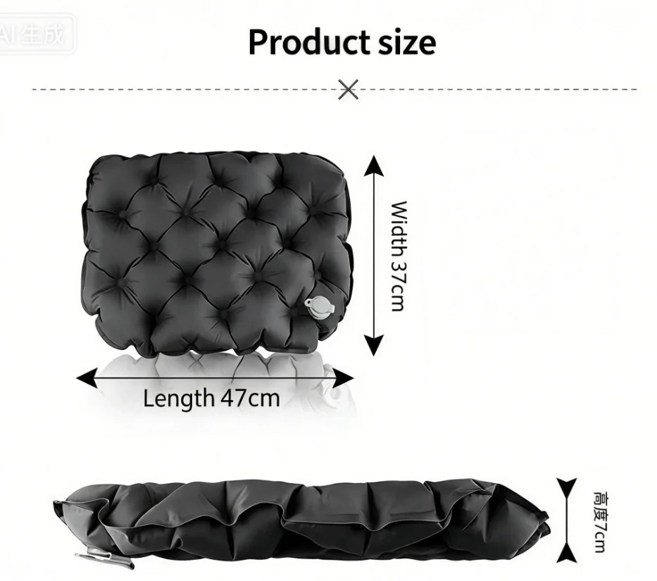 Portable Inflatable Seat Cushi - Outdoor Camping Mat Waterproof recension och pris