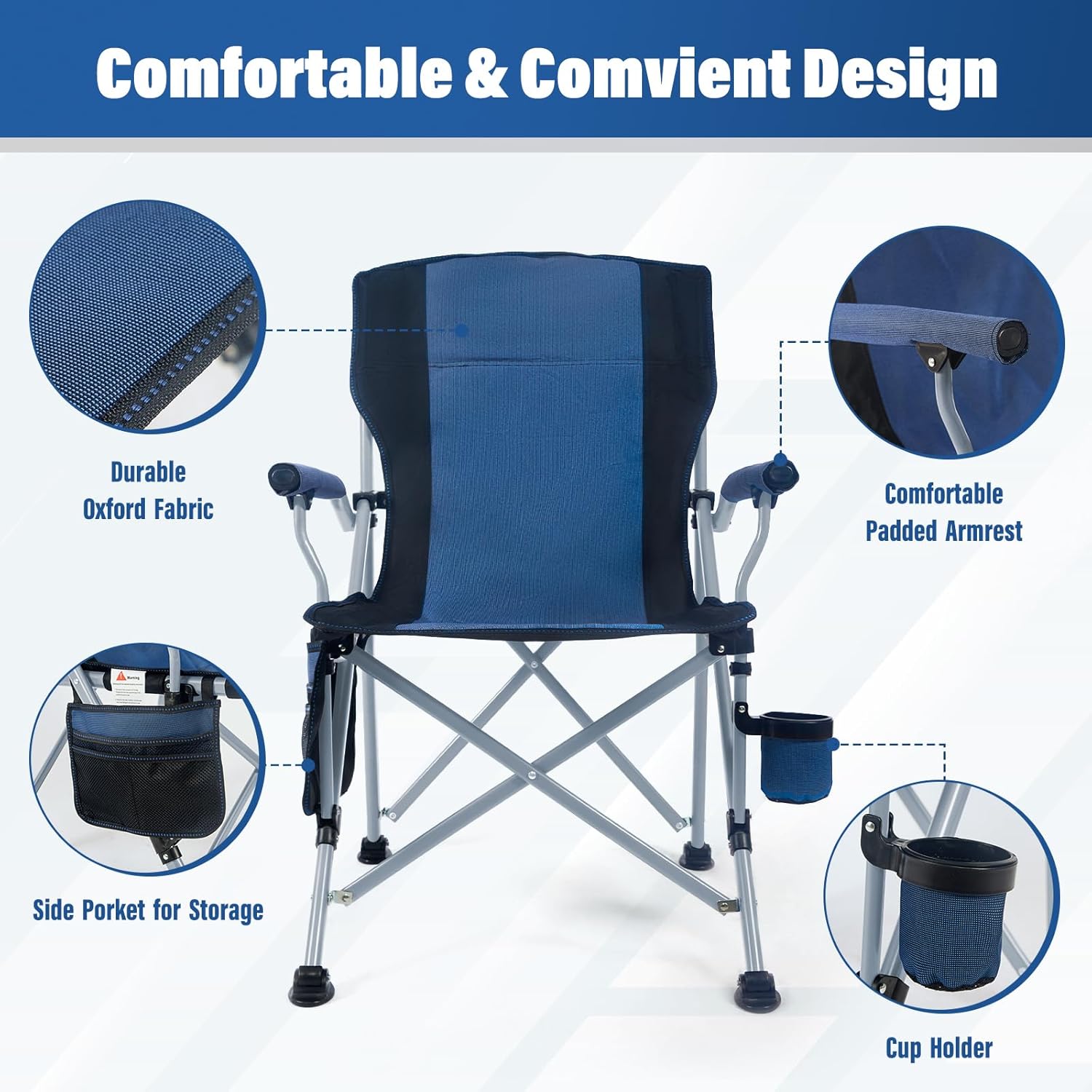 Factory Wholesale Outdoor Port - Outdoor Camping Recliner Chairs recension och pris