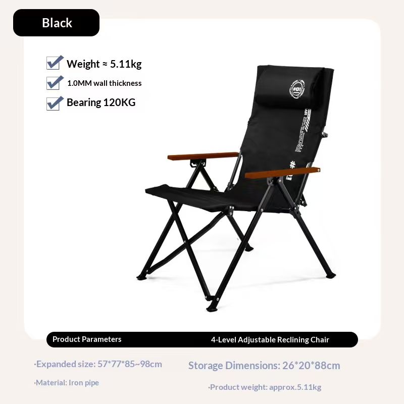 Folding High Back Beach Campin - Outdoor Camping Hammock Chair recension och pris