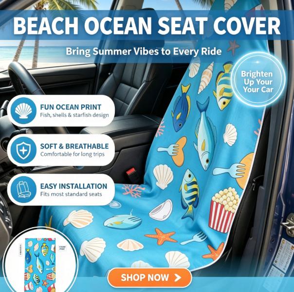 2‑in‑1 Beach Towel Car Seat Co - Outdoor Camping Mat recension och pris