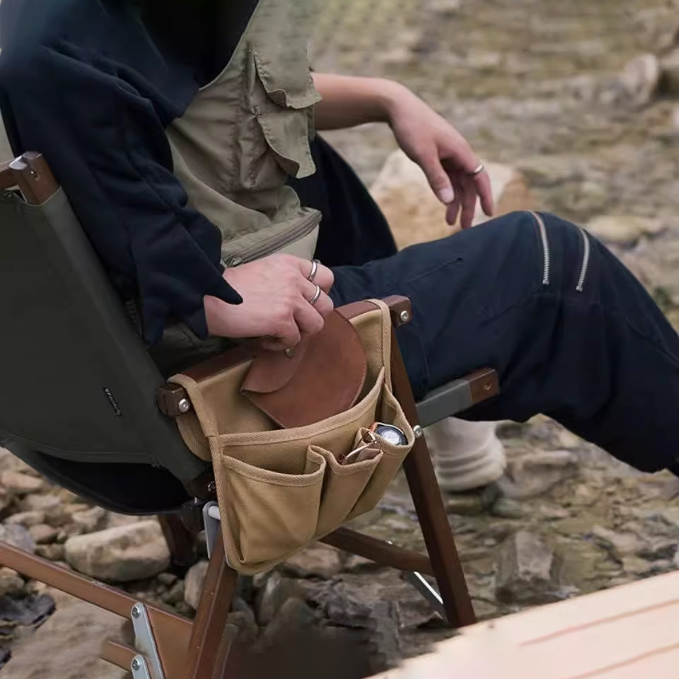 1×Camping Chair Armrest Storag - Outdoor Camping Hammock Chair recension och pris