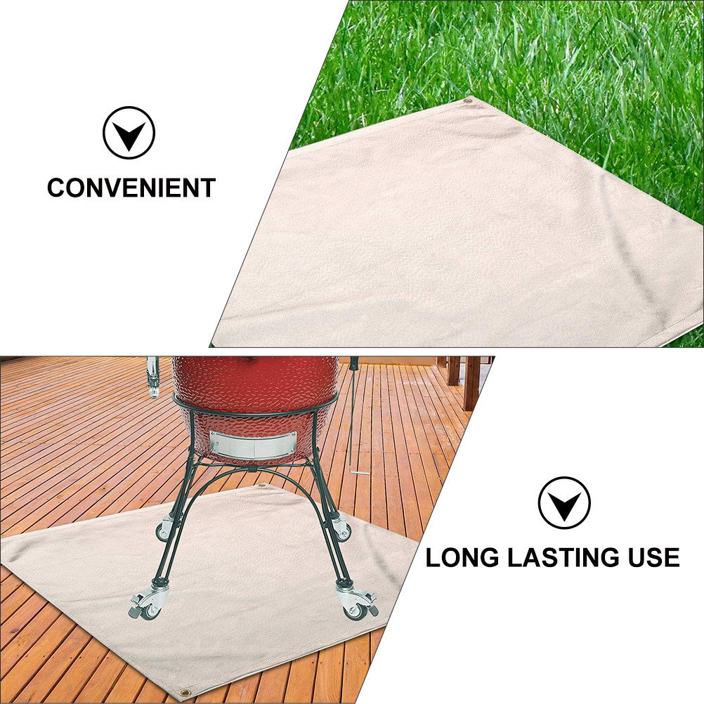 1Pcs Fire Pit Flame Retardant  - Outdoor Camping Mat recension och pris
