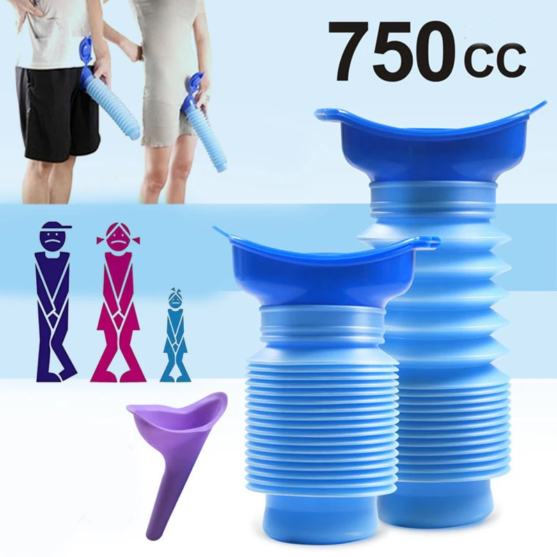 750ML Portable Standing Piss T - Outdoor Camping Urinal recension och pris