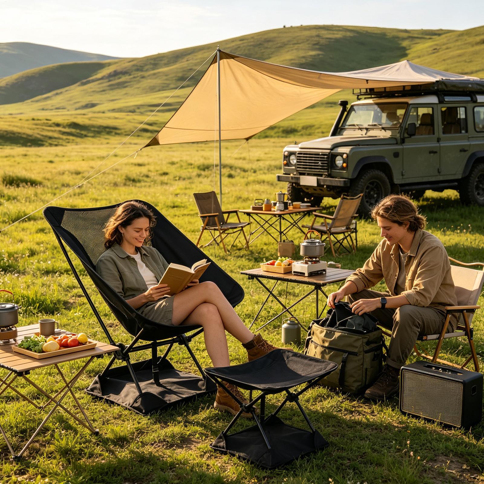 Oxford Cloth Anti-Sink Camp Ch - Outdoor Camping Recliner Chairs recension och pris