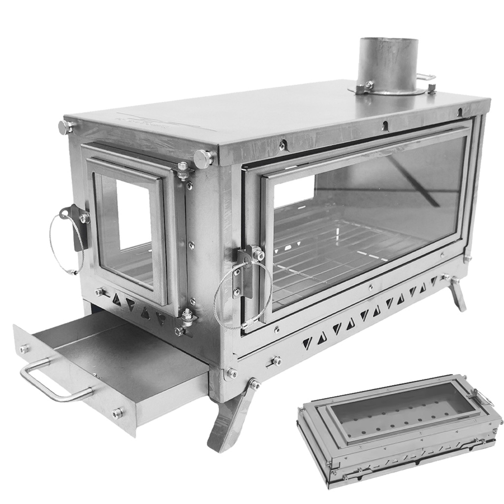 DANCHEL T3 Titanium Tent Stove - Outdoor Camping Fireplace recension och pris