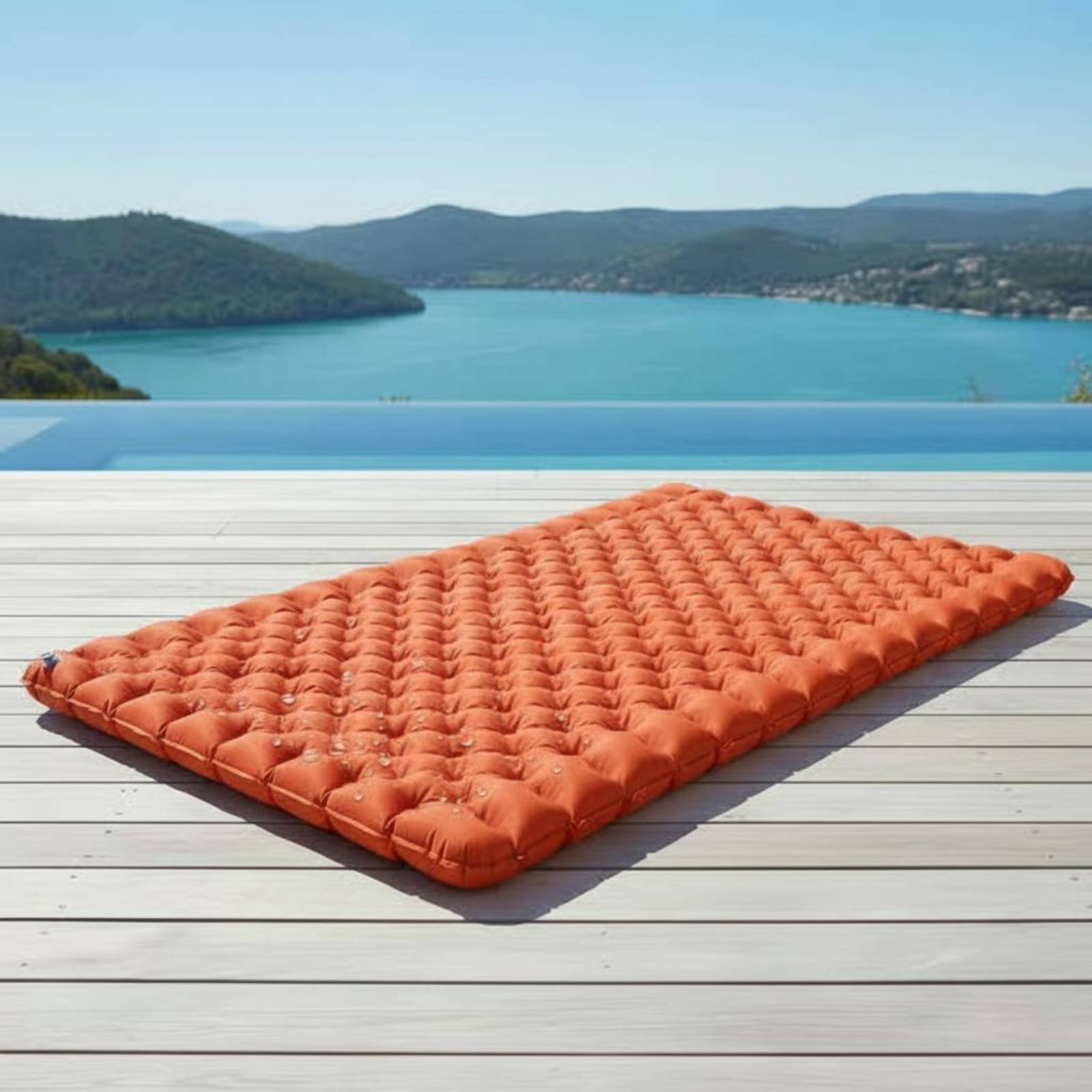 Inflatable Camping Mat Nylon T - Outdoor Camping Mat Waterproof recension och pris