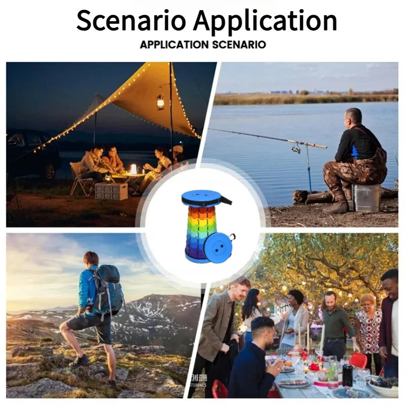 Rainbow Telescopic Camping Sto - Outdoor Camping Hammock Chair recension och pris