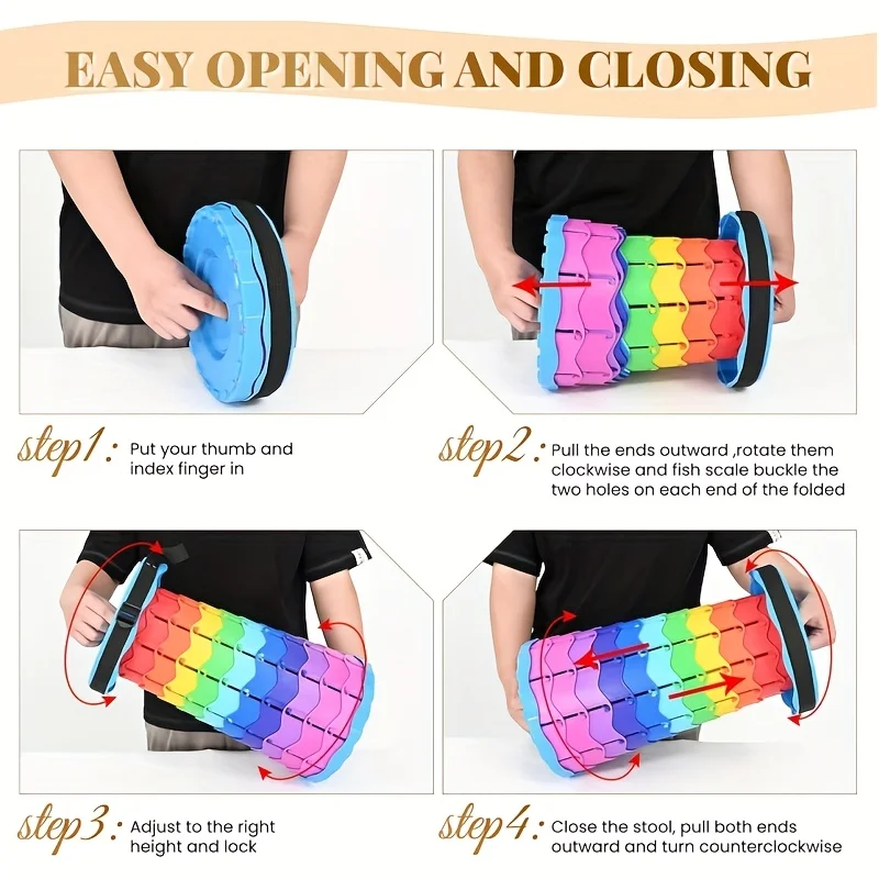 Rainbow Telescopic Camping Sto - Outdoor Camping Hammock Chair recension och pris