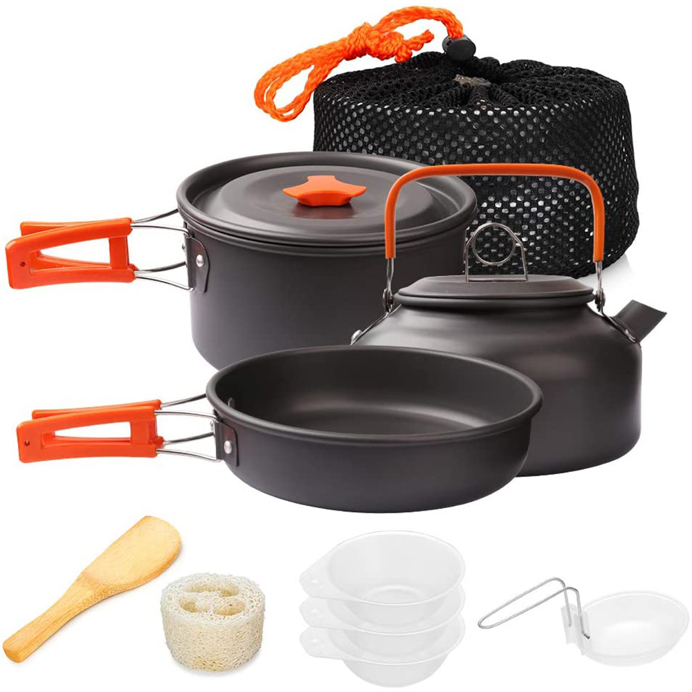 1pcs/1set Camping Cookware Kit - Outdoor Camping Kitchen Table recension och pris