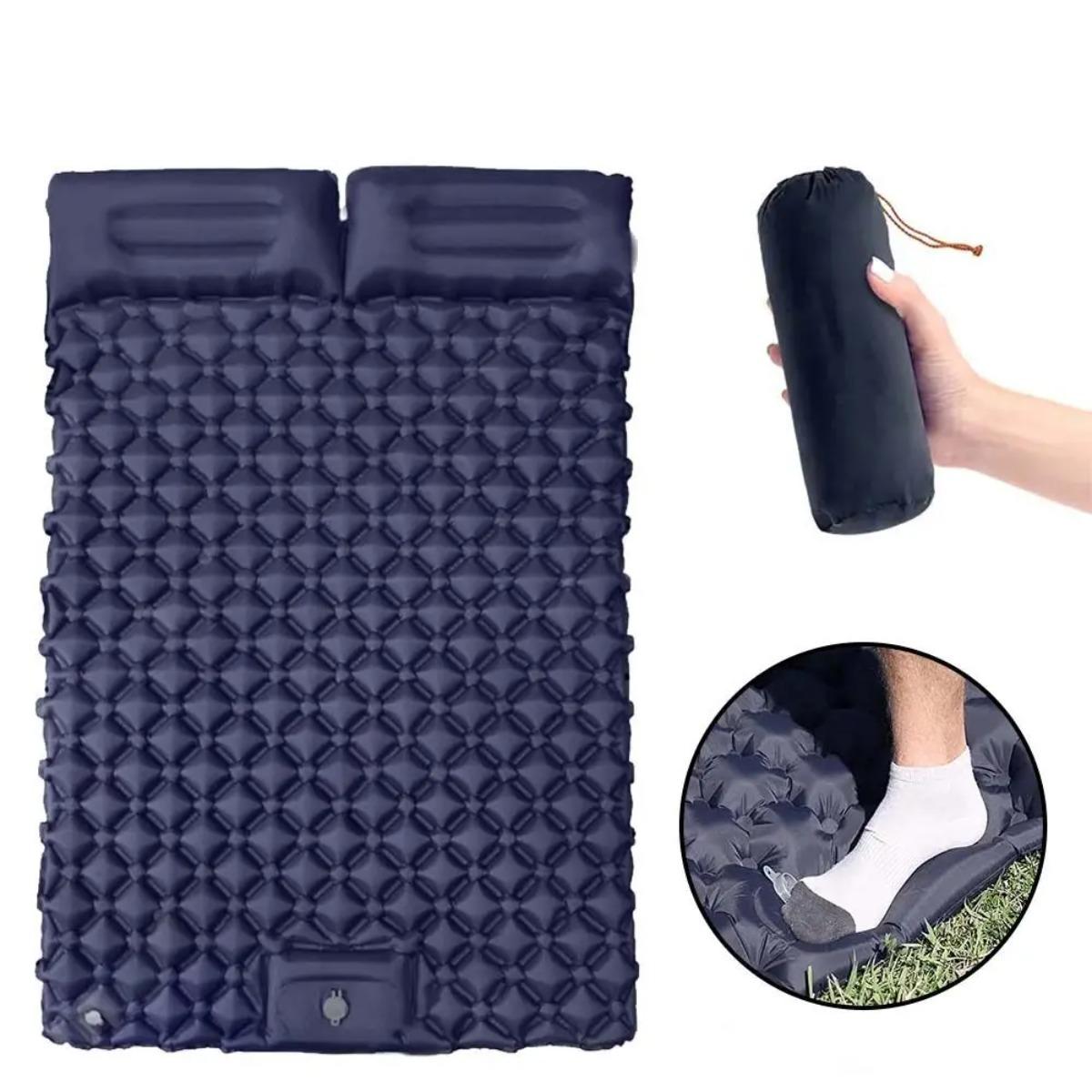 Single & Double Inflatable Air - Outdoor Camping Mat Waterproof recension och pris