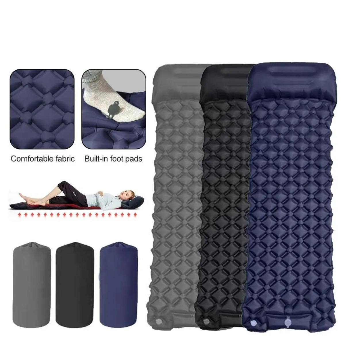 Single & Double Inflatable Air - Outdoor Camping Mat Waterproof recension och pris