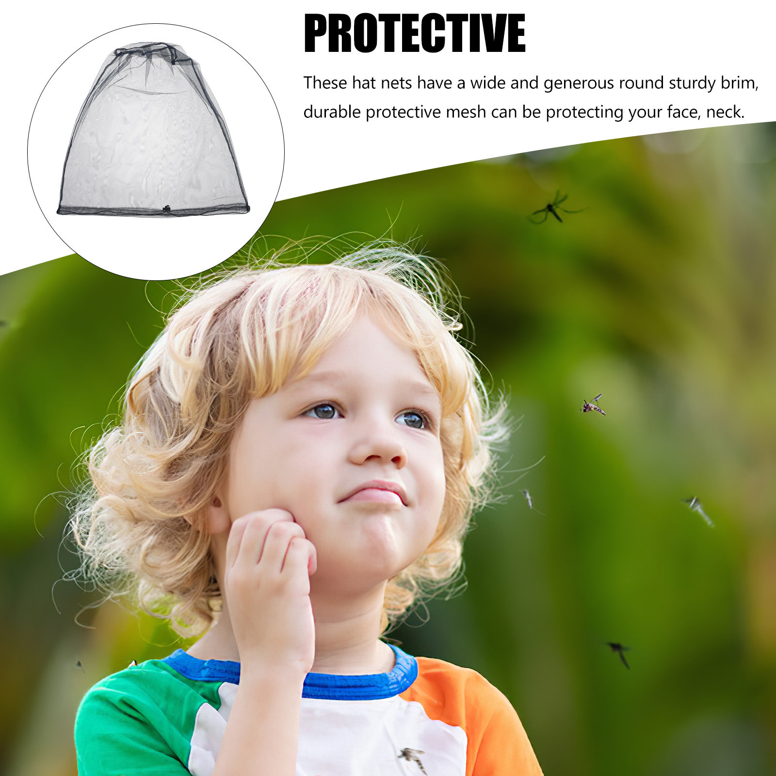 2Pcs Anti Mosquito Head Net Pr - Outdoor Camping Mosquito Net recension och pris