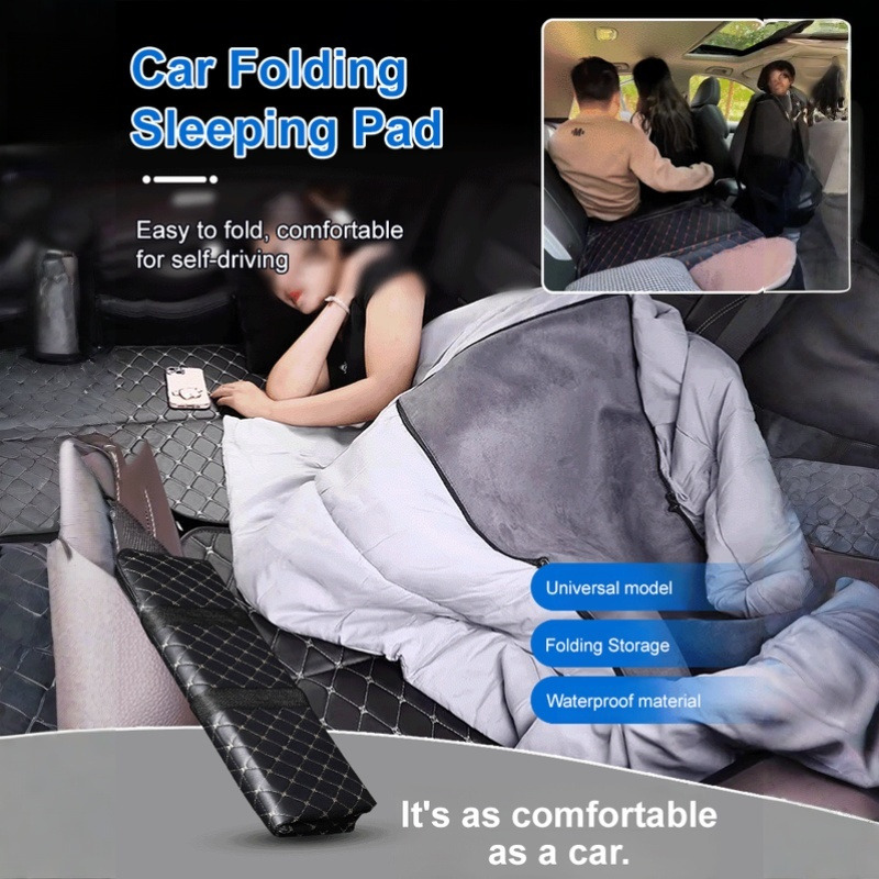 Foldable Car Backseat Bed No I - Outdoor Camping Mat Waterproof recension och pris