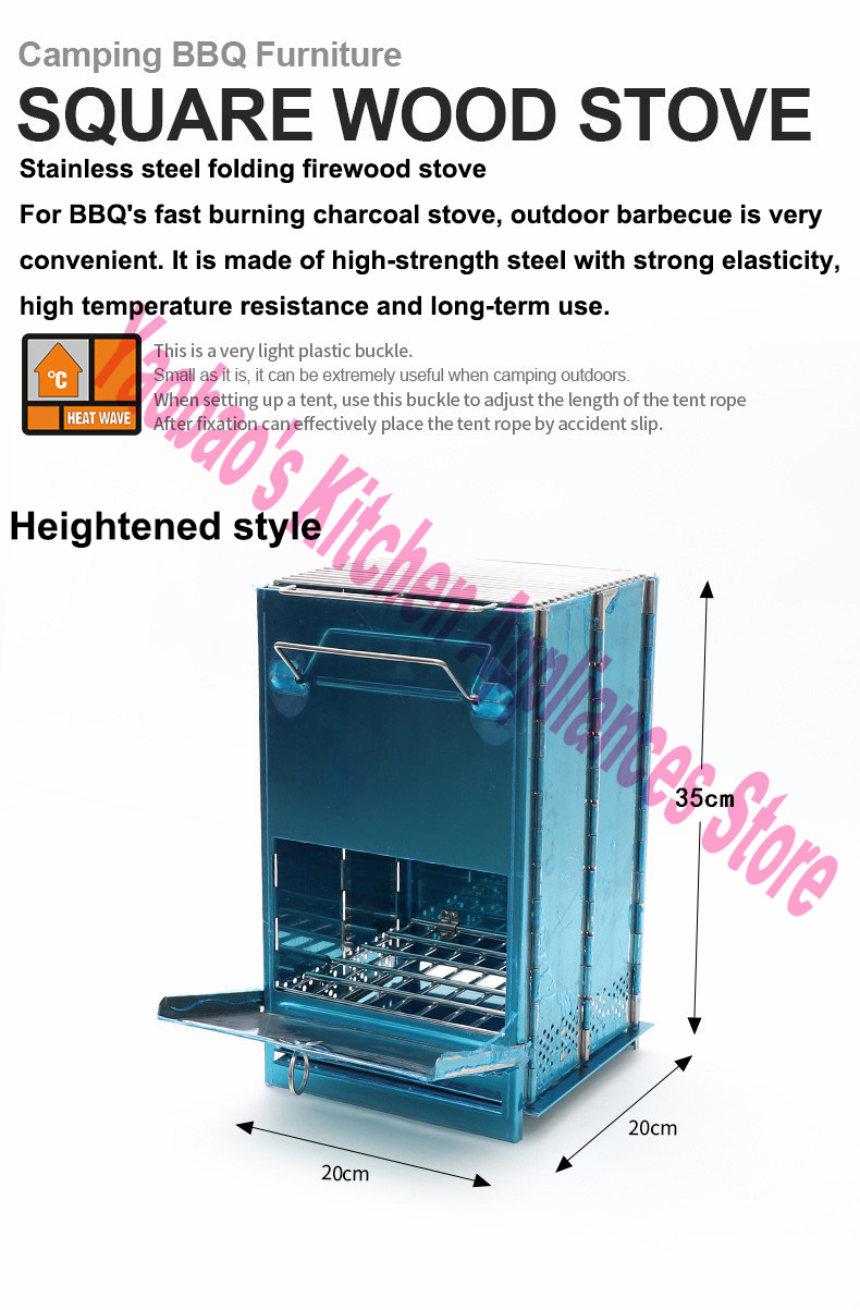 Wood Stove Outdoor Camping Equ - Outdoor Camping Cooking Equipment recension och pris