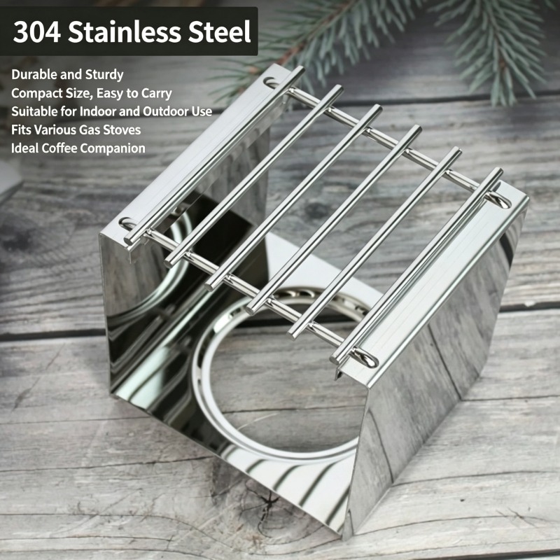 Stainless Steel Square Coffee  - Outdoor Camping Cooking Equipment recension och pris
