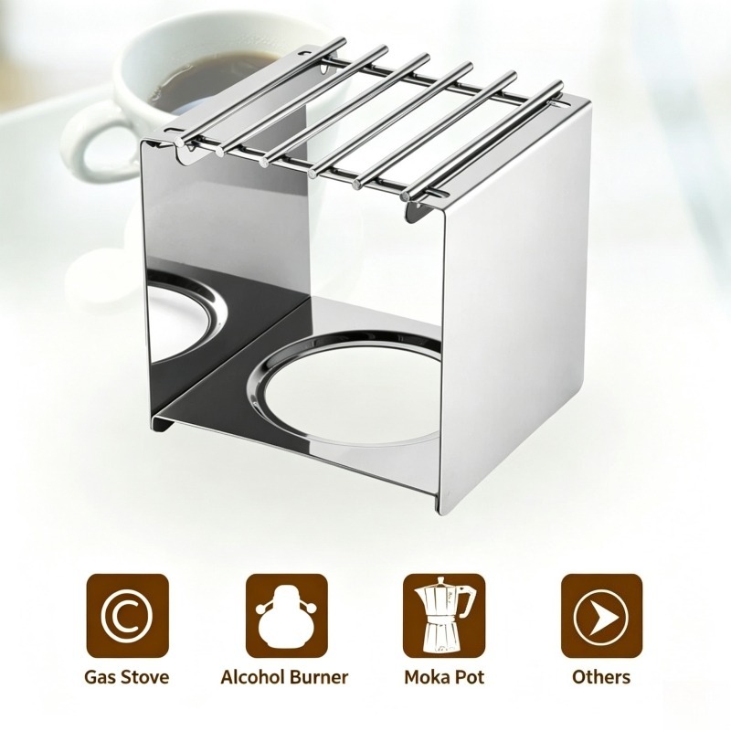 Stainless Steel Square Coffee  - Outdoor Camping Cooking Equipment recension och pris