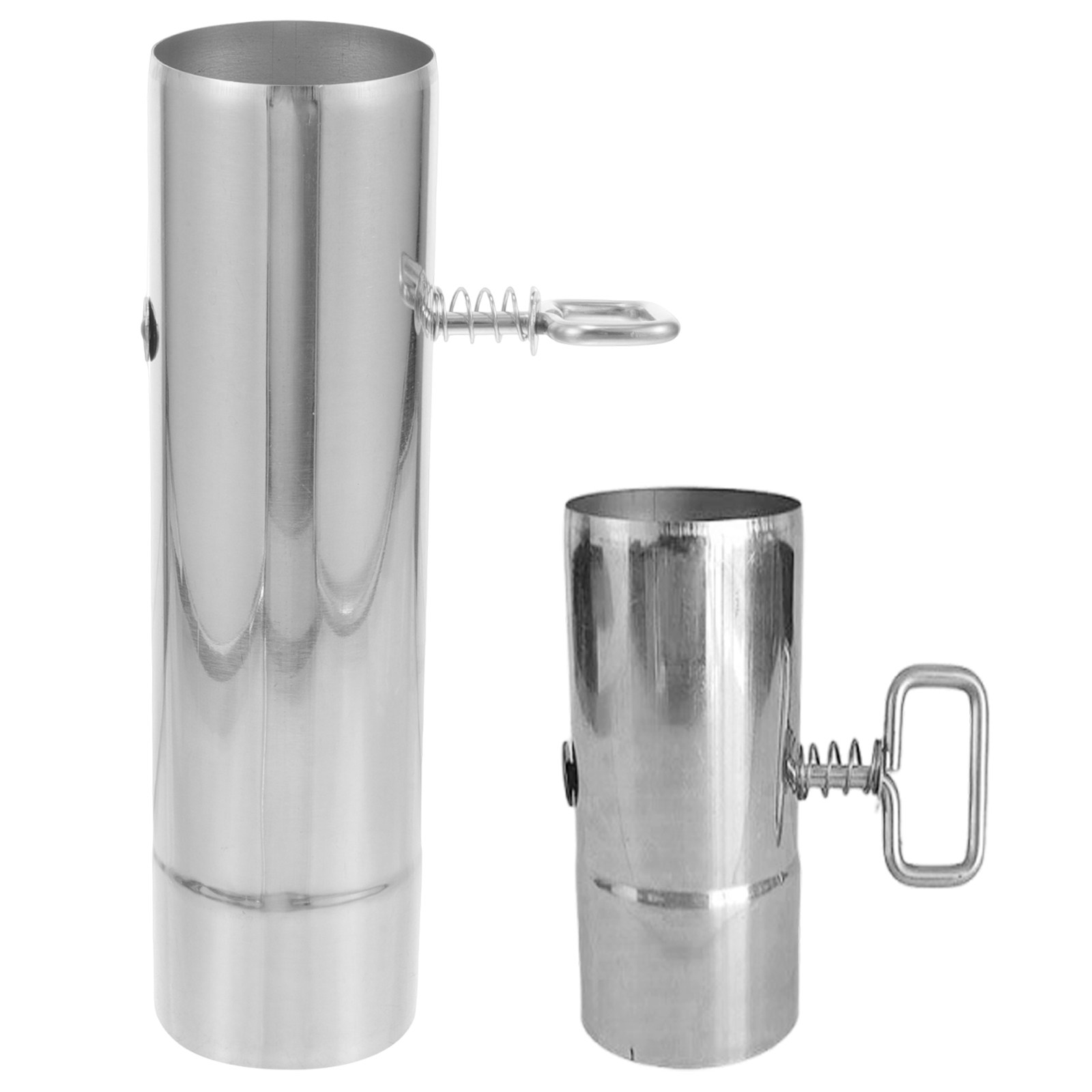 2Pcs Tent Stove Pipe with Damp - Outdoor Camping Fireplace recension och pris