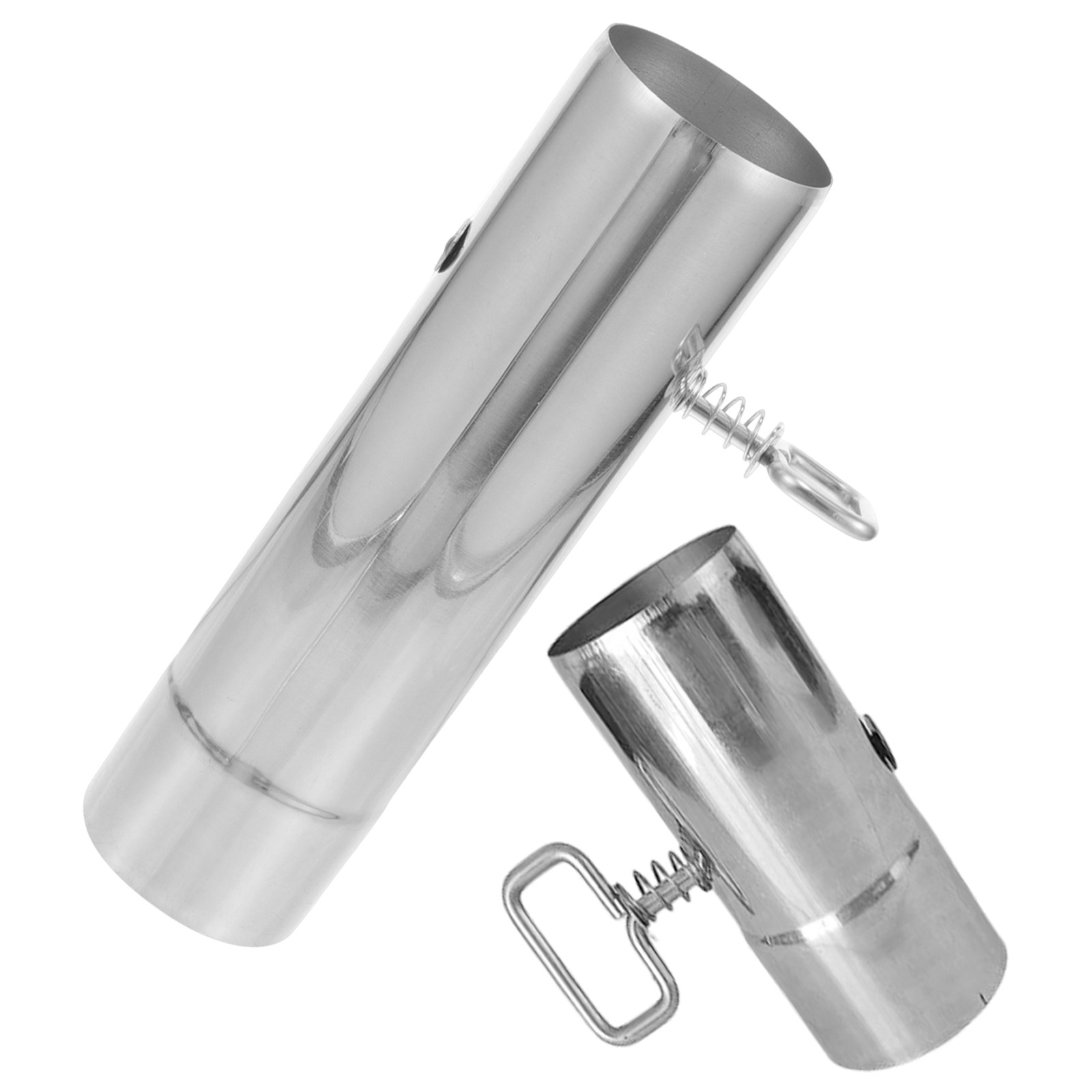 2Pcs Tent Stove Pipe with Damp - Outdoor Camping Fireplace recension och pris