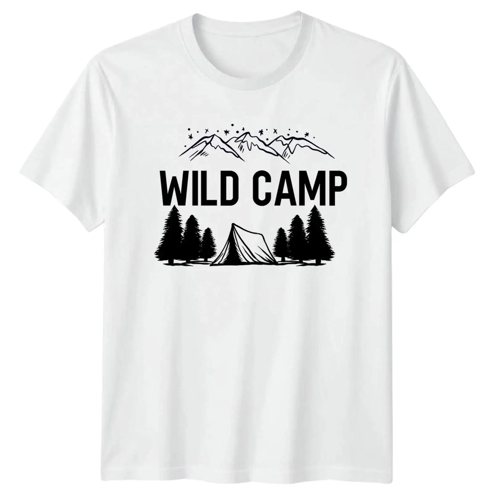 Wild Camp T Shirt Wandern Berg - Outdoor Und Camping recension och pris