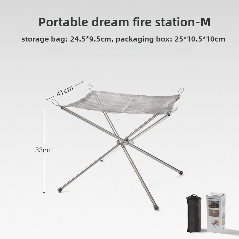 Portable Fire Pit Durable Outd - Outdoor Camping Fireplace recension och pris