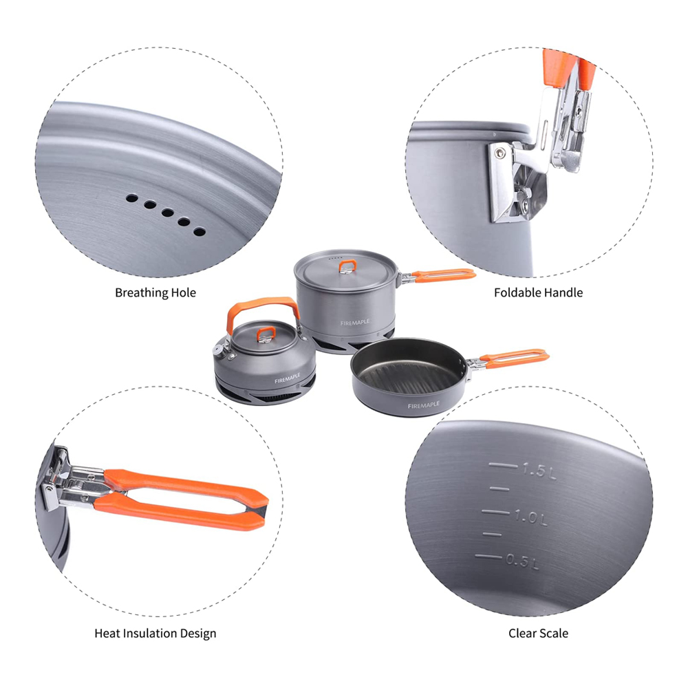 Fire Maple Camping Cookware Ut - Outdoor Camping Kitchen Table recension och pris