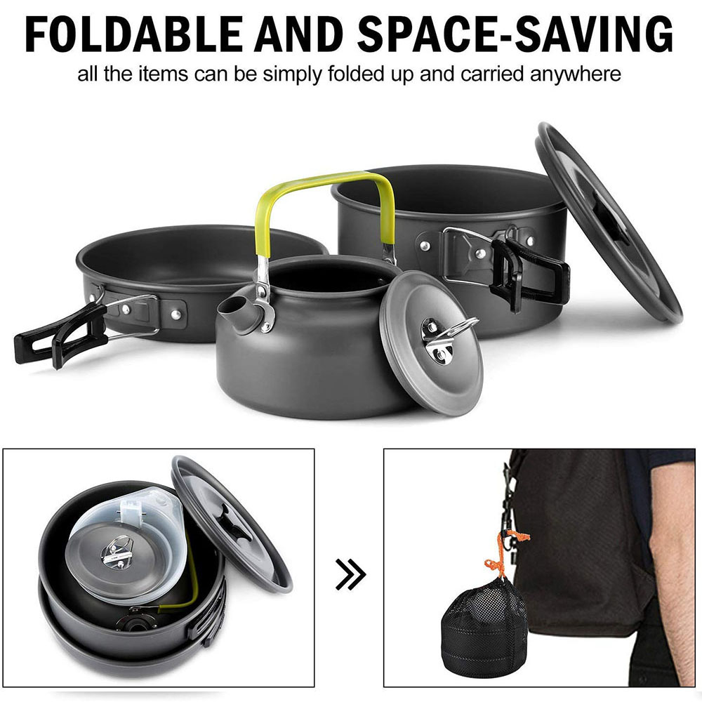 Outdoor Camping Cookware Set M - Outdoor Camping Cooking Equipment recension och pris