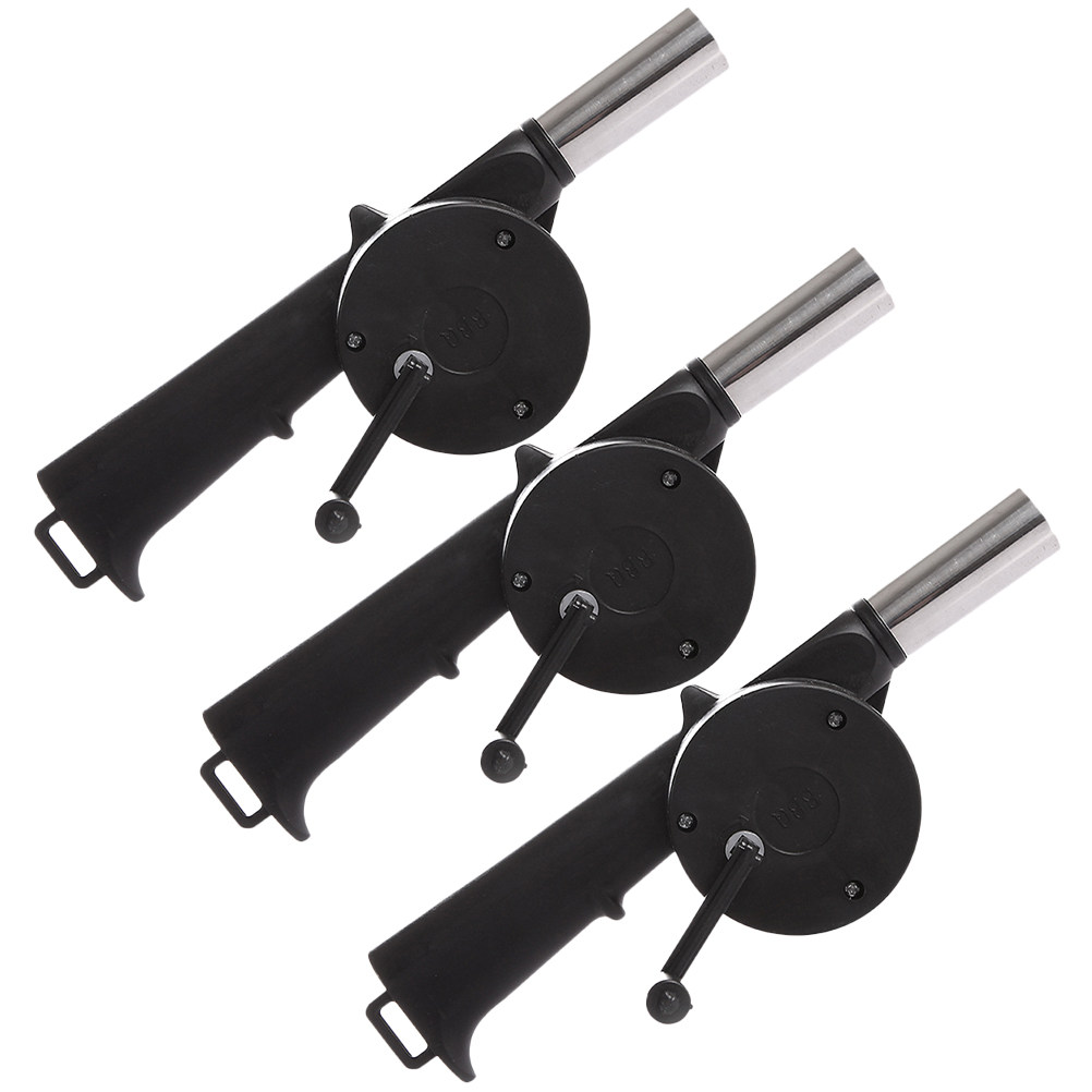 3Pcs Manual Hand Crank Fire Bl - Outdoor Camping Fireplace recension och pris